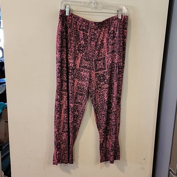 Susan Graver stretch pants medium crop - Picture 1 of 4